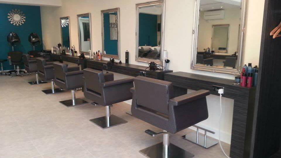 Salon area at the salon